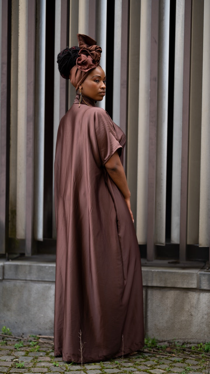 Look Complet – Robe Dunia & Turban Assortis